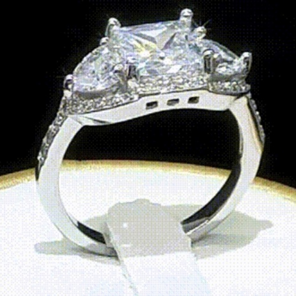 NEW 2010 925 Sterling Silver  Engagement Ring